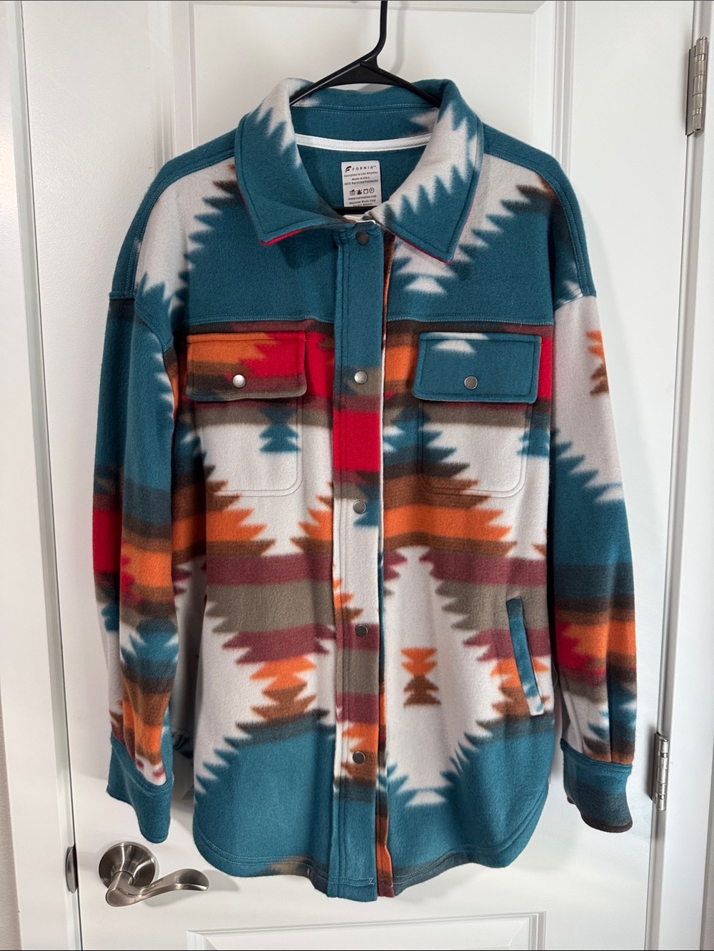 Aztec-Print Fornia Shacket